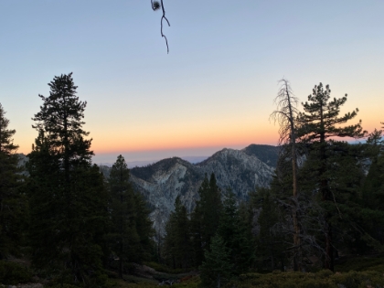 Morning glow on Gorgonio.