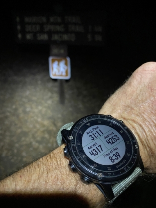 Finally, SUCCESS!! Made it down in 2:39 and  6:48  round trip for San Jacinto. Official total end-to-end time for the challenge was  22:39 . Total trail time was  18:55 . I definitely could have shaved some time if my heels were feeling better and if my transition times were faster. But there were A LOT of things that could have gone wrong that didn't. And for that, I was extremely grateful and happy with my time!