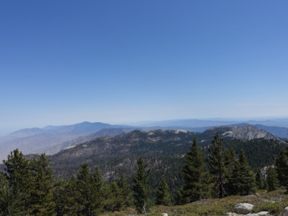 Wellman's Divide. I never knew previously that was Tahquitz Peak on the right. I've also wondered what that black peak is in the distance. I definitely want to add that to my to-do list whatever it is.