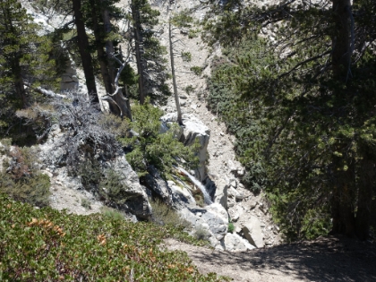 A small cascade below High Creek Camp. It's great to see some flowing water.