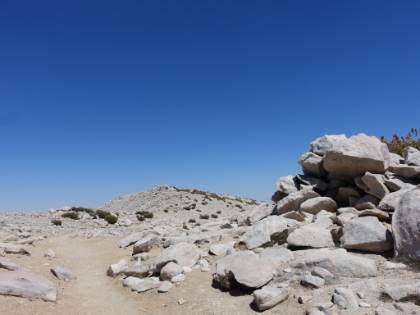 A little false summit with the real summit actually behind it.