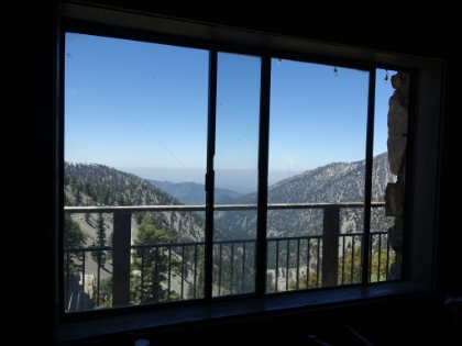 View from the lodge windows.