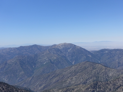 View of Mt. Baden-Powell from the summit. I was on top of that four days ago. I'm glad I finally checked it off my to-do list.