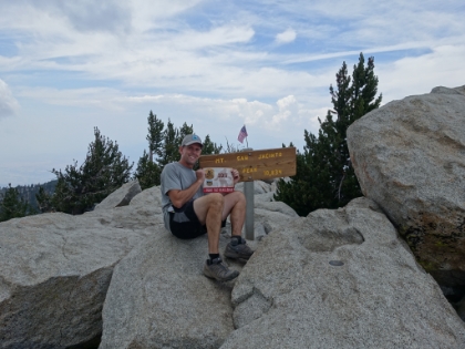 The required Adventure 16 summit photo.