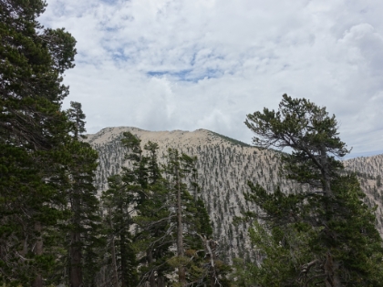 First view of the summit.