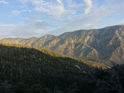 Gorgeous lighting on Mill Creek canyon for the last of the descent.