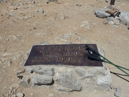 Made it to the top! Ironically, I had the most time alone on this summit, which is normally by far the busiest of the three.