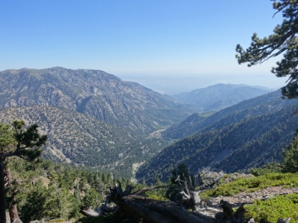 One last valley view on the way down.