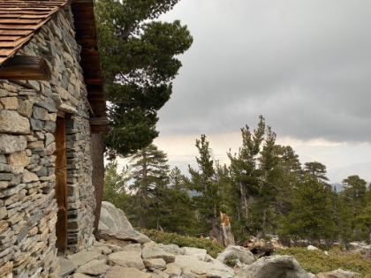 Always glad to make it to the hut.