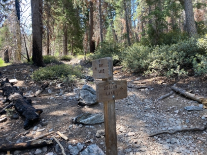 At the base of the lollipop loop. Last time I went clockwise, so this time I went the opposite direction.