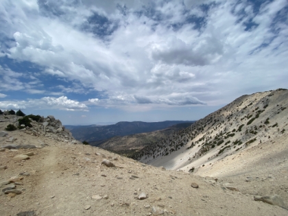 Nice lighting on the bowls around Jepson Peak.