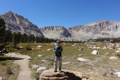 Mt. Langley is starting to look close, and the terrain is definitely starting to have the classic feel of the Sierras.