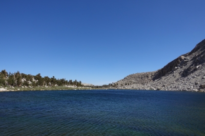 At the North end of Lake 3 ready to make our final ascent of the day.