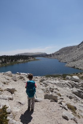 On the road again. All packed-up and heading back down to Lake 3.