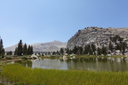 A gorgeous, little unnamed lake past Lake 3 on the way down to Lake 2.