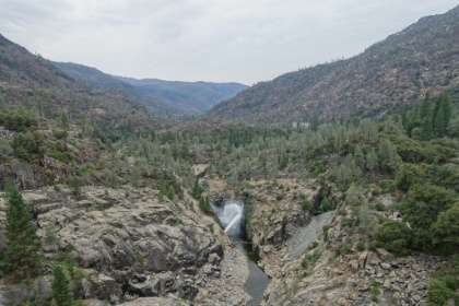 The view down the other side.