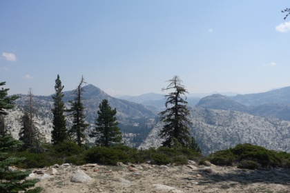 Heading out from camp in the morning in no particular hurry.