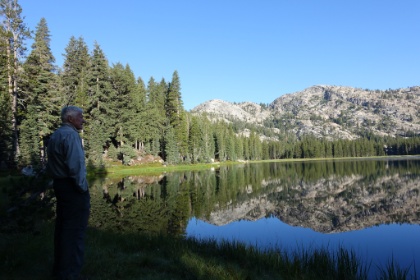 Dad taking in the scenery.