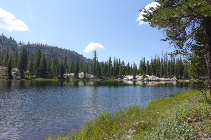 I have definitely never been on a trail with more lakes per mile than this. And all the lakes are still full in this dry year. And we haven't seen a human in over 24 hours at this point.