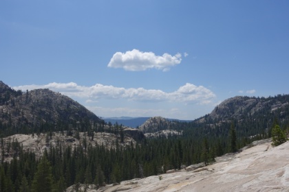 Climbing out of Tilden Canyon and into the far North end of Tiltill Valley. Lots of classic Sierra scenery complete with granite domes.