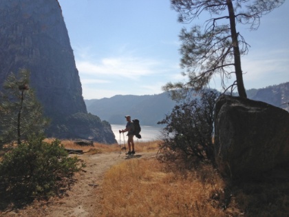 Dad's picture of me near Kolana Rock.