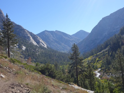 Heading out of camp East up the canyon along Woods Creek.