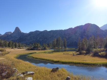 Woods Creek flowing out of Arrowhead Lake.