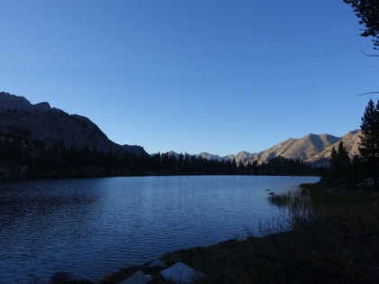 The light is getting low as another beautiful day on the trail comes to a close.