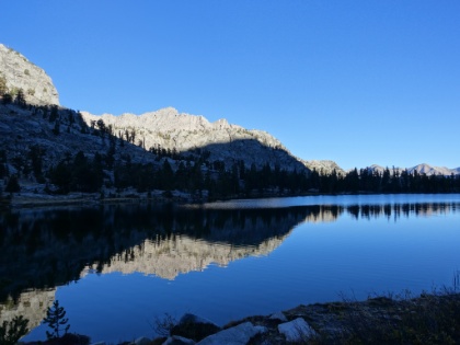 Morning sun on Arrowhead Lake.
