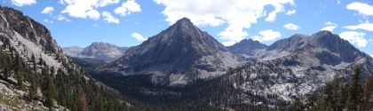 Panorama of East Vidette and the surrounding canyons. Unquestionably one of the best views on the entire loop, and one of my all-time favorites.