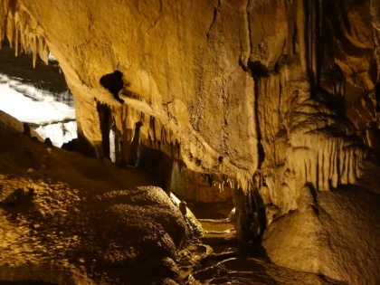 We wish we could go off the established path and explore the cave.