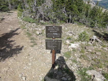 Officially entering Grand Teton National Park.