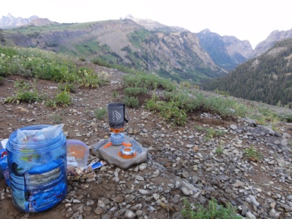 Caf&eacute; Sohl. My dinner spot on Night 1 right at the edge of Death Canyon. I don't think I'll ever be able to go back to car camping.