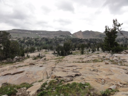 One of the few sections of the entire TCT where the trail can get hard to follow. Here the trail is marked only by ducks.