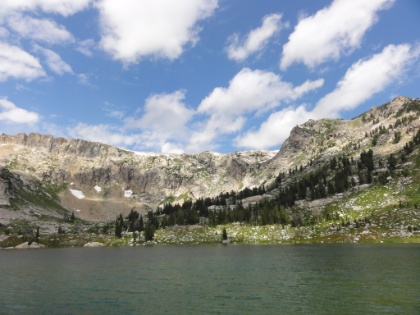 One last shot of the lake before heading out. The next section of trail is by far the hardest of the TCT. A 1,700' climb to Paintbrush Divide.