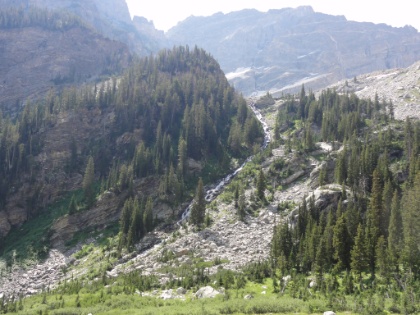 Another long cascades coming down the canyon.