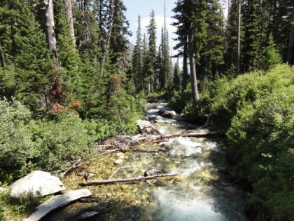Lots of creek crossings.