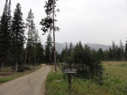 After leaving Teton Village, I take the little Moose-Wilson Road towards Jenny Lake. The road turns to rough dirt and was originally built only to reach Laurance S. Rockenfeller's ranch, which has now been donated as a Preserve to the park service. The road is slow going, but is a shorter route to Jenny Lake, and it's a beautiful drive.