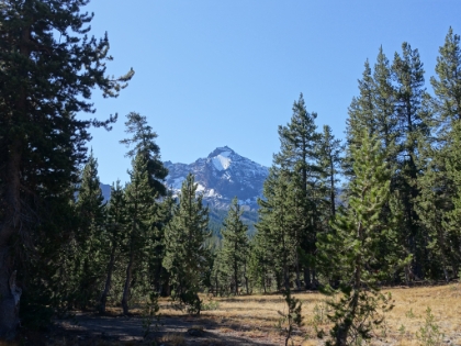 Our first views of Broken Top to the South.