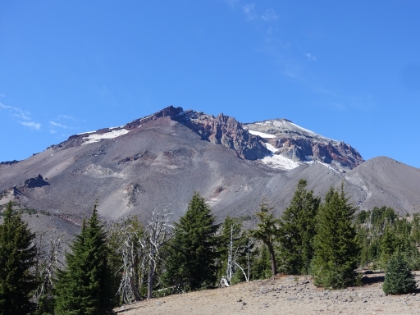 Our closest view of the South Sister, the tallest of the Three Sisters at 10,358'. There's a route to the top, but we'll have to save that for another day.