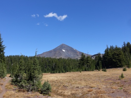 Middle Sister, also known as "Hope". Probably the most volcanic looking of the sisters, although South Sister does have a small crater on top.