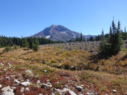 Some of the last full views of South Sister.