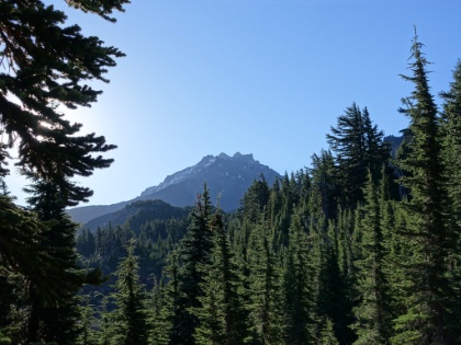 Back on the trail by 9:00am. Today would be dominated by fantastic North Sister views.