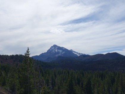 One last epic view of North Sister from the PCT route.