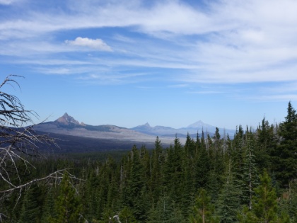 And one last view of the Mt. Washington, Three Fingered Jack, Mt. Jefferson string of peaks.