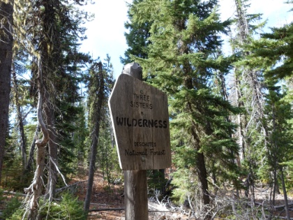After completing the PCT section and then joining back up with the Matthieu Lake trail, it's time to exit the Three Sisters Wilderness. While I'm eager to finish, I'm definitely sad to be nearing the end.