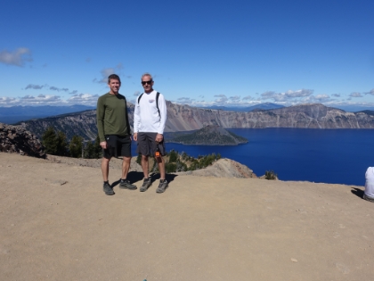 Dr. Rock and I on Garfield Peak.