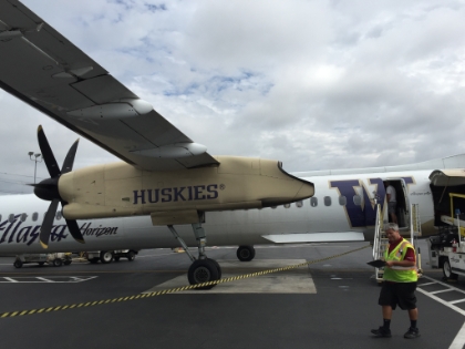 The trip began with a flight into Portland and then a hop over on a little prop plane to Redmond, the closest airport to our trailhead. It was a bit of a roller coaster ride in the turbulence, which I suppose was a fitting start to the adventure.