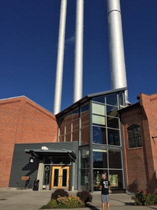 After leaving the airport, we had to stop by an REI for stove fuel (can't bring it on the plane). The REI in Bend, OR is a bit of a mechha for REI lovers. Not only is Bend a trail enthusiasts' dream town, but the REI is huge and is built in an old power plant.