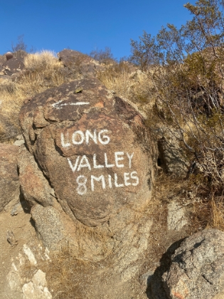 Fortunately, I'm not going all the way to Long Valley today.